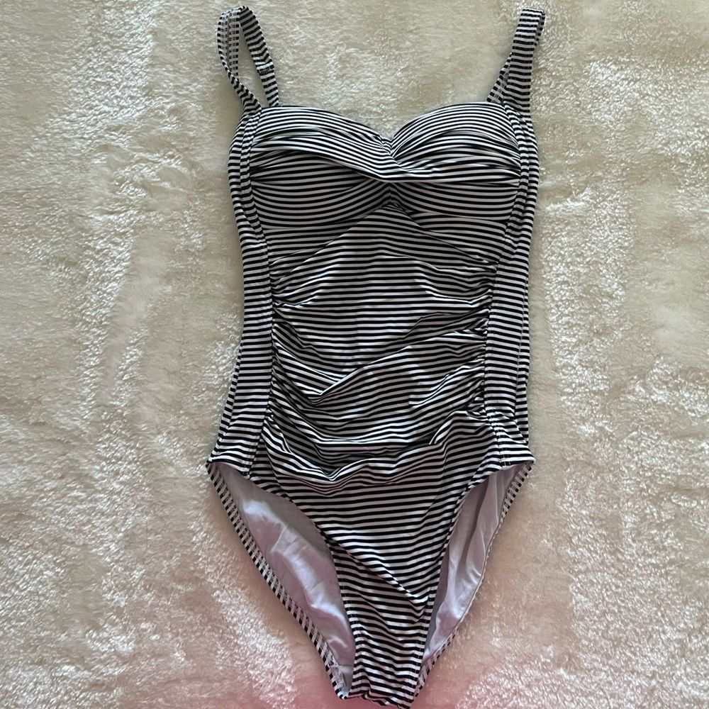 Bond Eye Australia Stripped One Piece Swimsuit